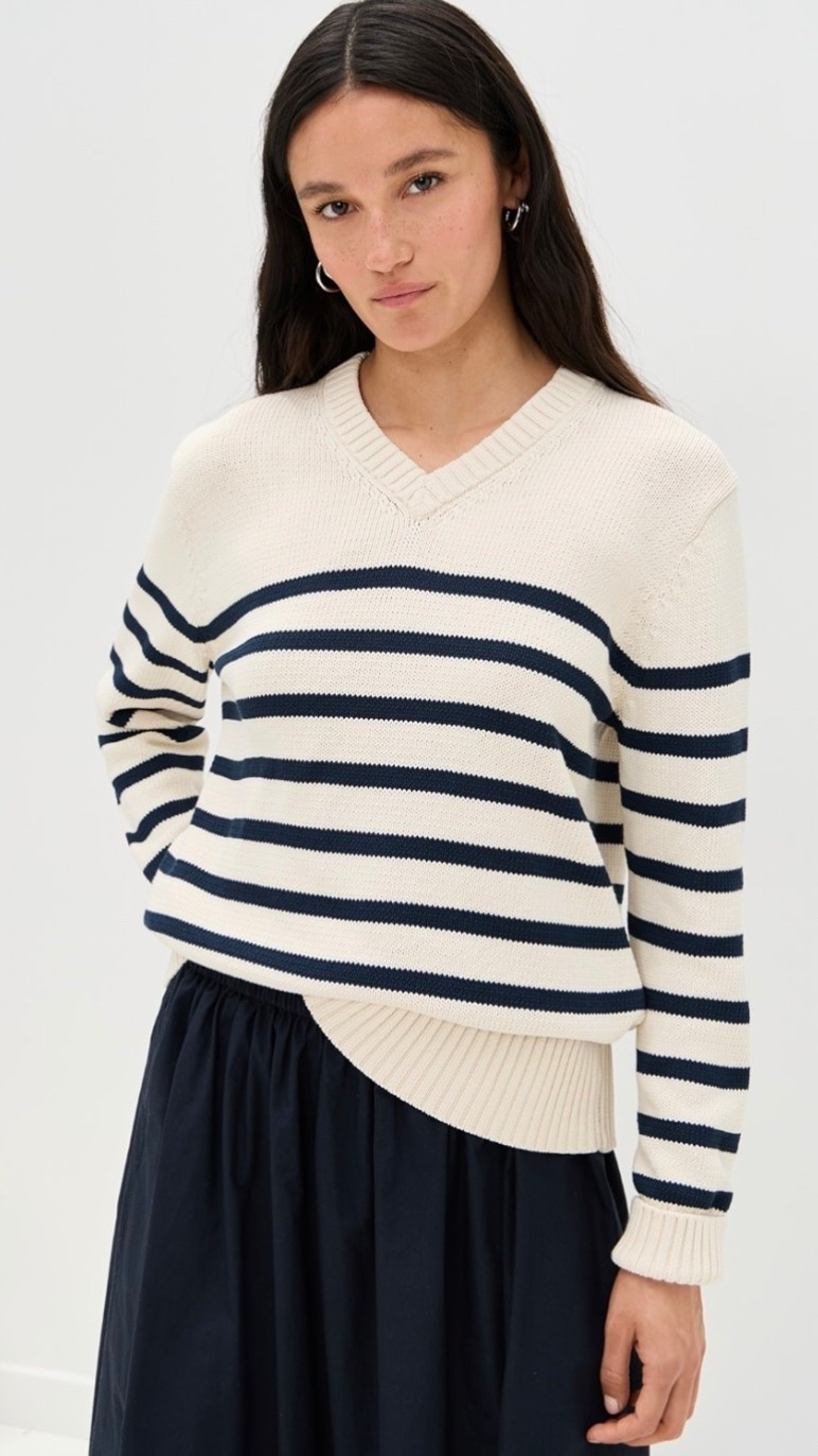 Take an extra 30% off the sale price for this Jenni Kayne striped sweater with code EXTRA30