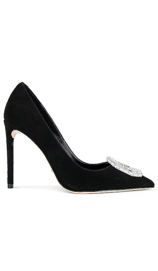 Alison Pump in Black Suede | Revolve Clothing (Global)
