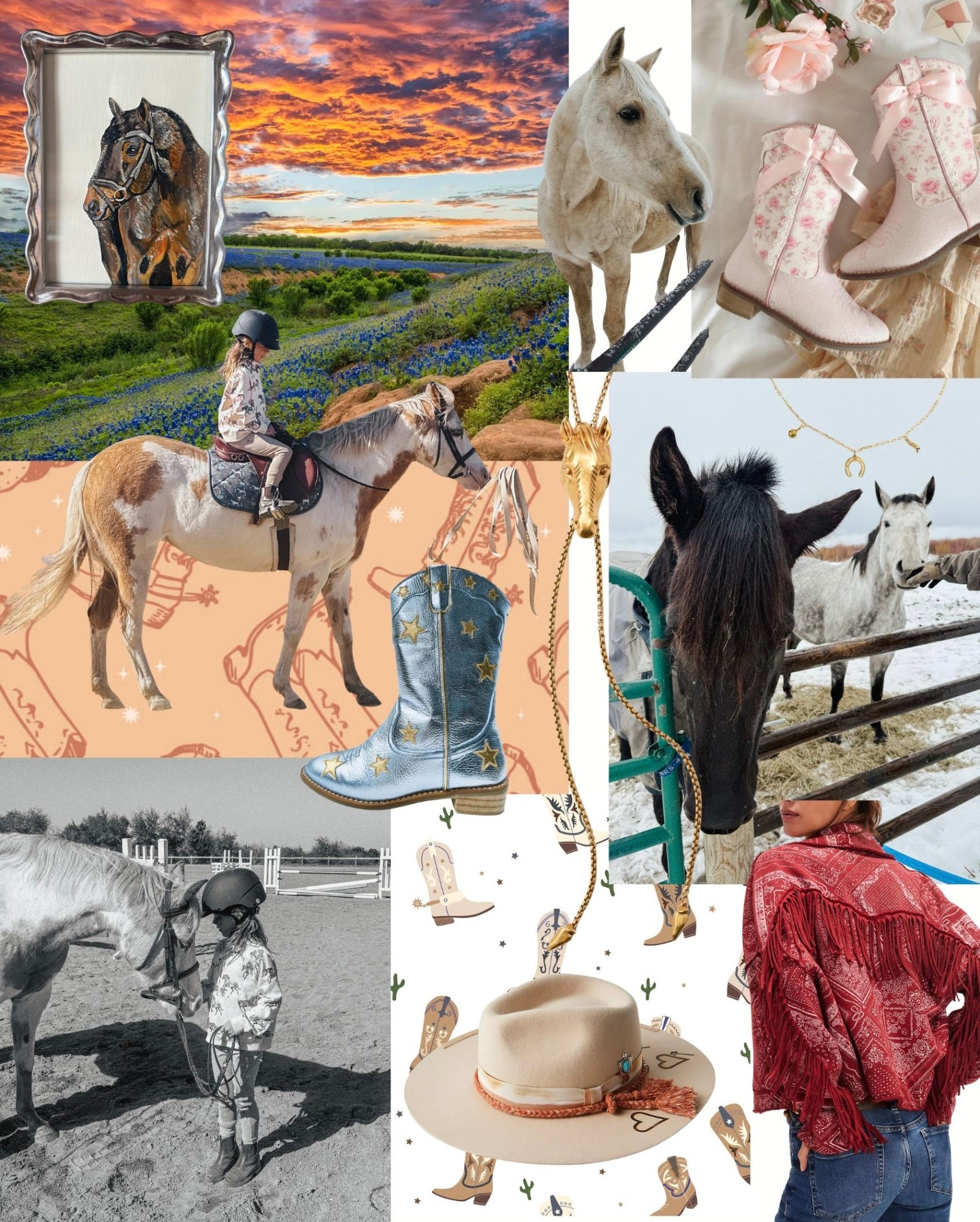 Mood board: western, equestrian, cowboy boots galore! 

#LTKTravel #LTKKids
