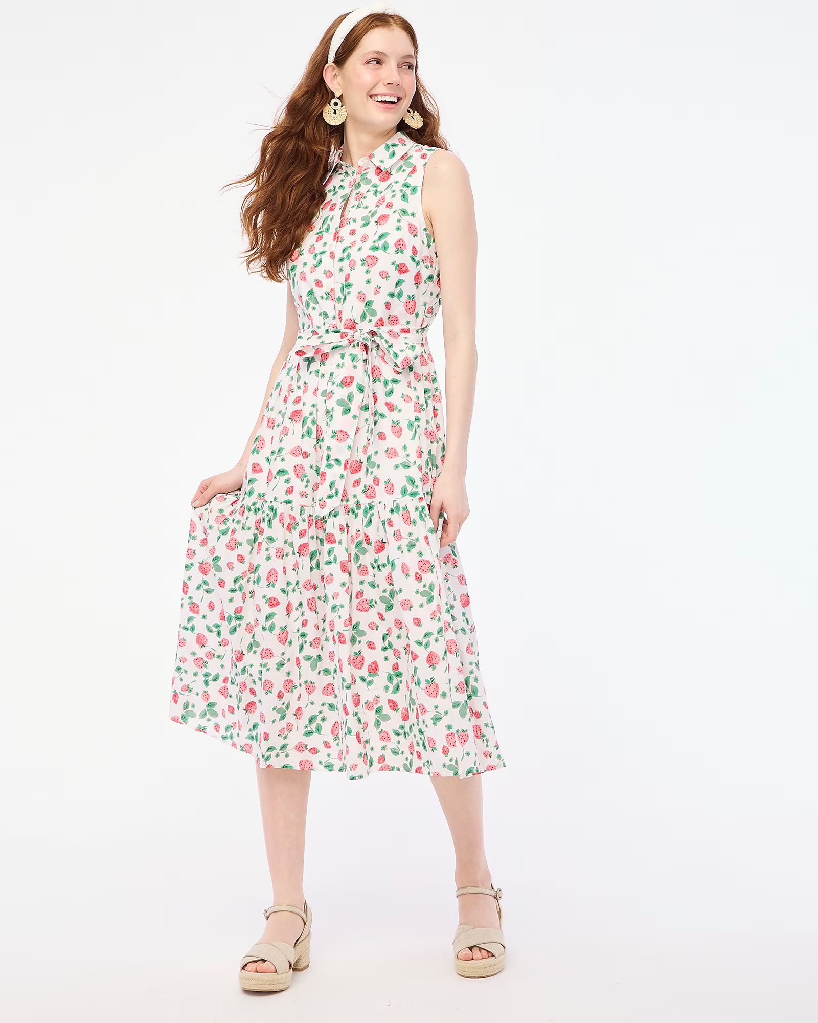 Collared midi dress | J.Crew Factory