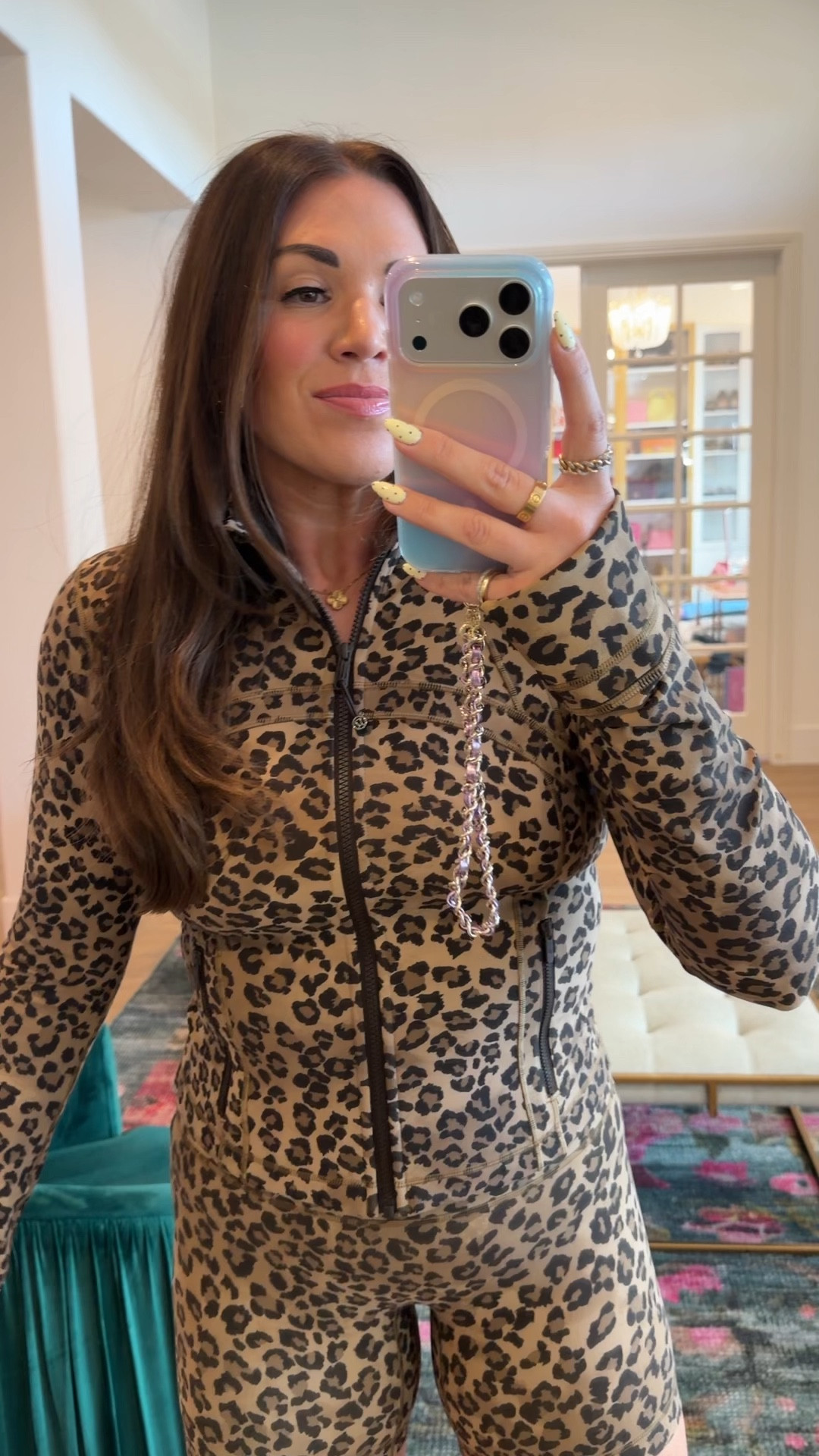 curvy midsize fitness workout look! obsessed with the new leopard print from lululemon. in the size 10 in cropped jacket, size 8 in shorts, and size 12 in bra 

#LTKActive #LTKMidsize #LTKfitnessgoals