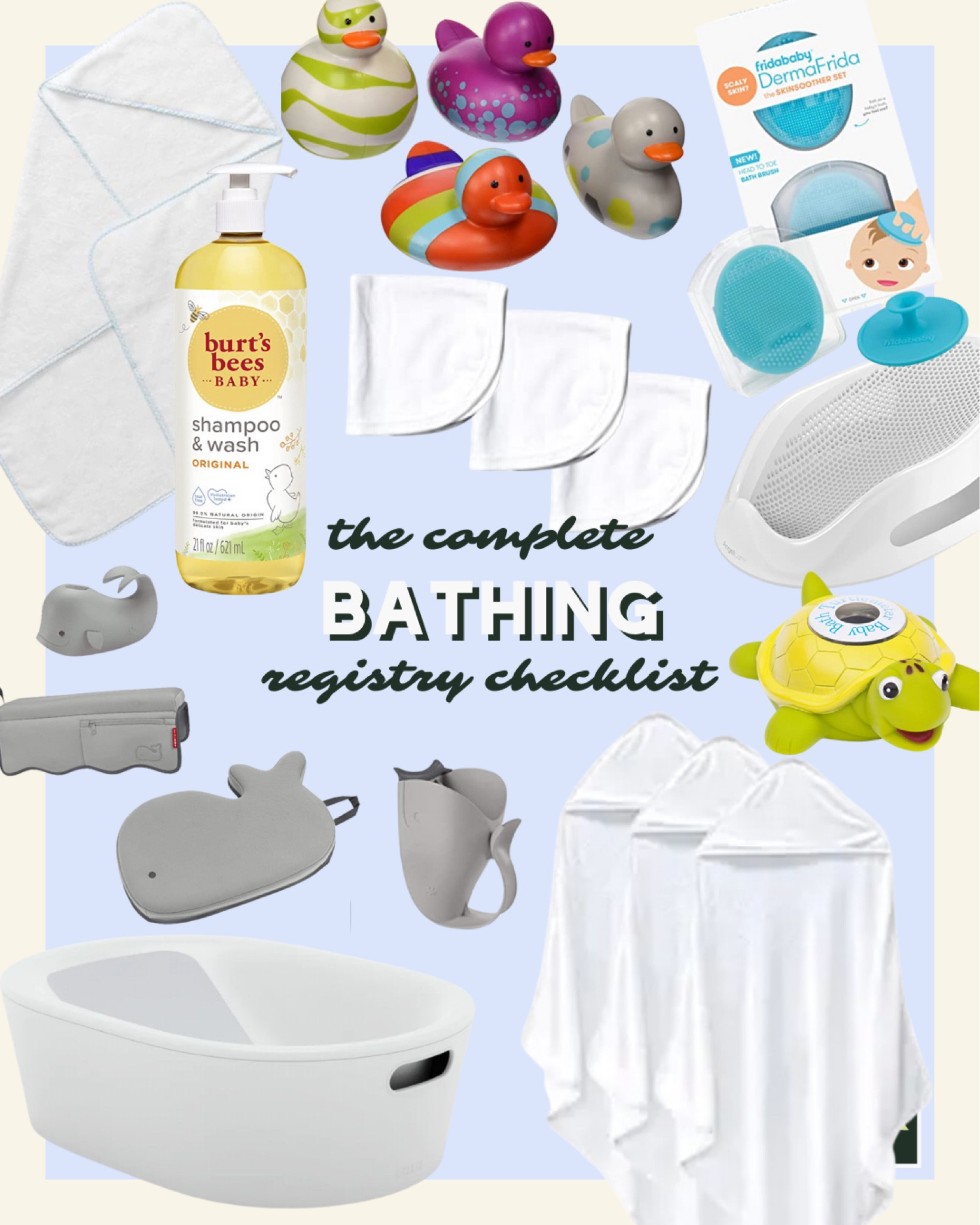 Need help building your baby registry? I got the scoop from 2 real moms all about what they loved for bath time! Check out the ultimate list here >> https://www.darlingdownsouth.com/the-ultimate-baby-registry-list-with-detailed-reviews-from-3-real-moms/ #bathtime #babyregistry #babymusthaves #mamatobe 

#LTKbump #LTKbaby