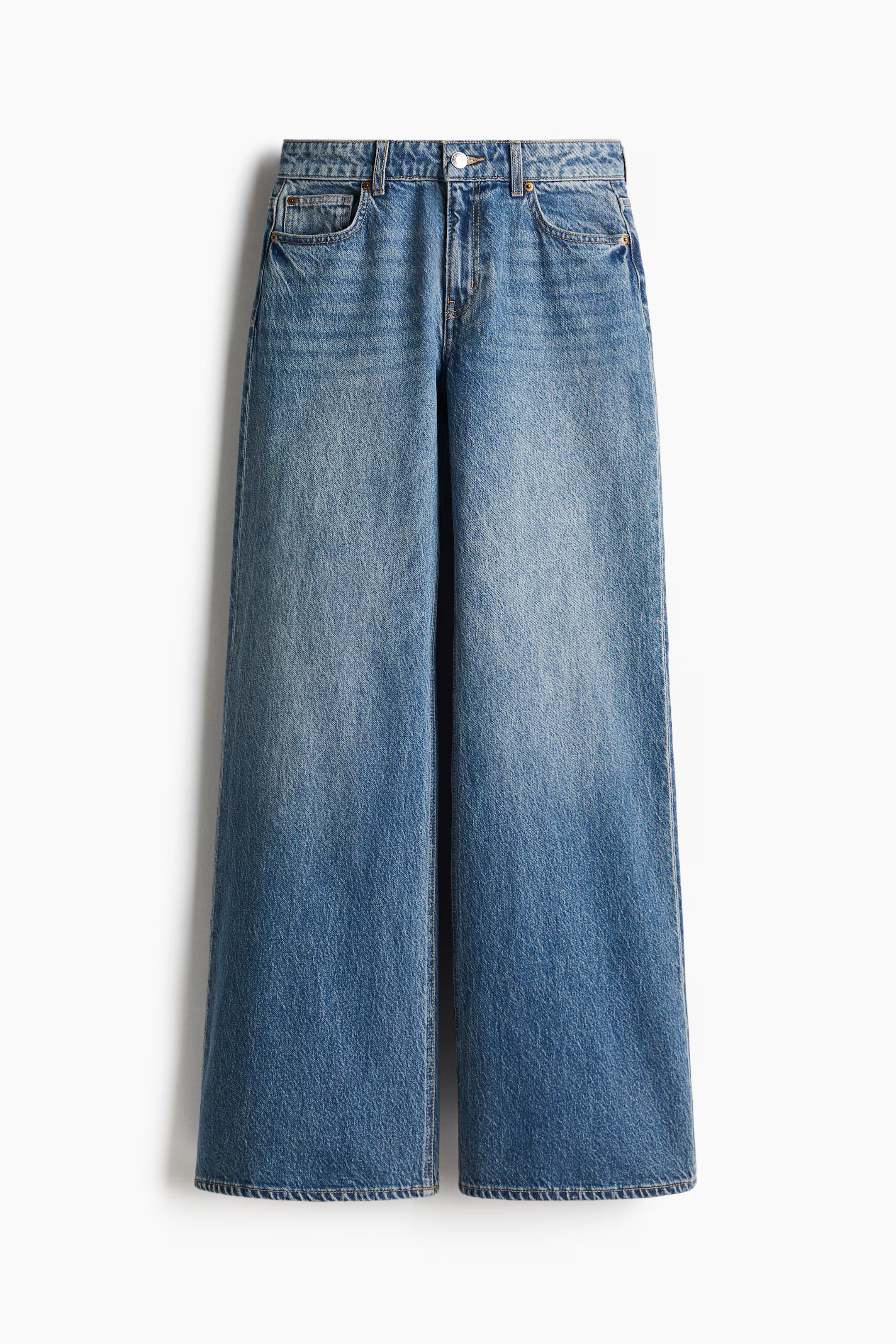 Flared Regular Jeans - Light denim blue - Ladies | H&M US | H&M (US + CA)