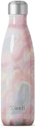 S’well Stainless Steel 17oz Water Bottle, Geode Rose Color, Triple-Layer Vacuum Insulated to Ke... | Amazon (US)
