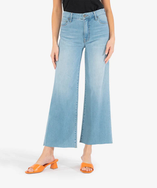 Meg High Rise Fab Ab Wide Leg (Revealing Wash) - Kut from the Kloth | Kut From Kloth