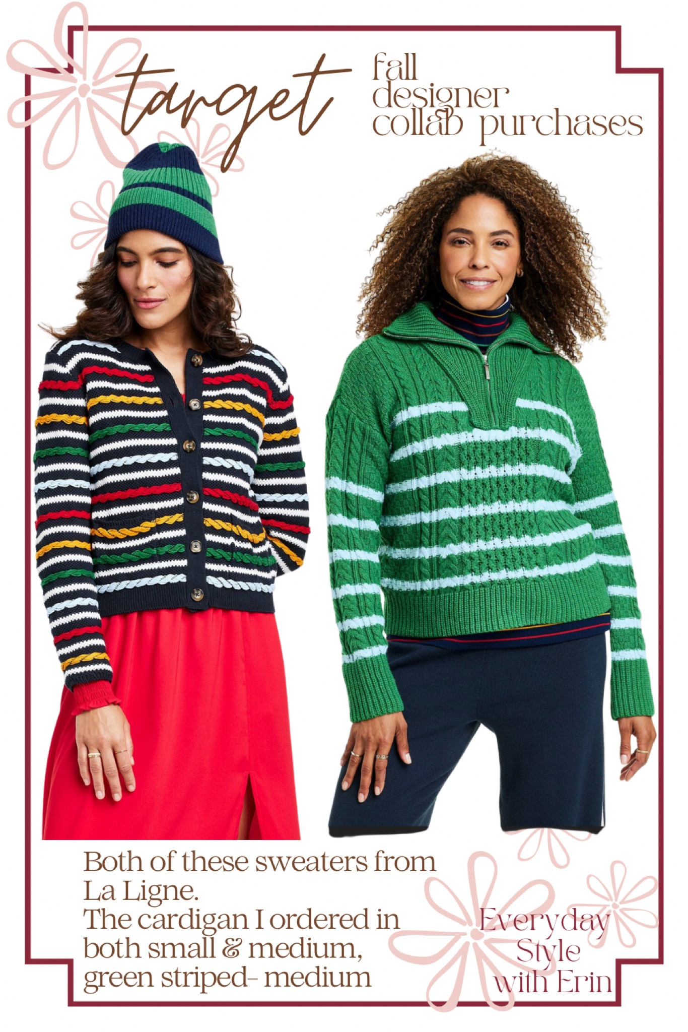 La Ligne x Target purchases. I wanted the textured cardigan so much that I ordered in both small and medium too make sure it fits. 

Green quarter zip- medium, small was sold out online at 3:30am this morning. 

#LTKSeasonal #LTKfit #LTKstyletip