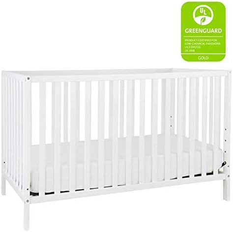 DaVinci Union 4-in-1 Convertible Crib in White, Greenguard Gold Certified, White, Full | Amazon (US)