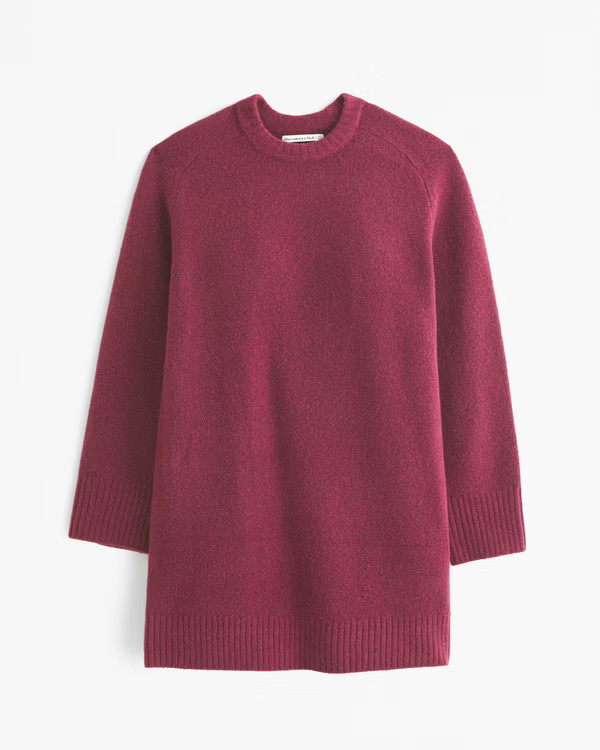 Women's The A&F Madeline Crew Mini Sweater Dress | Women's Dresses & Jumpsuits | Abercrombie.com | Abercrombie & Fitch (US)