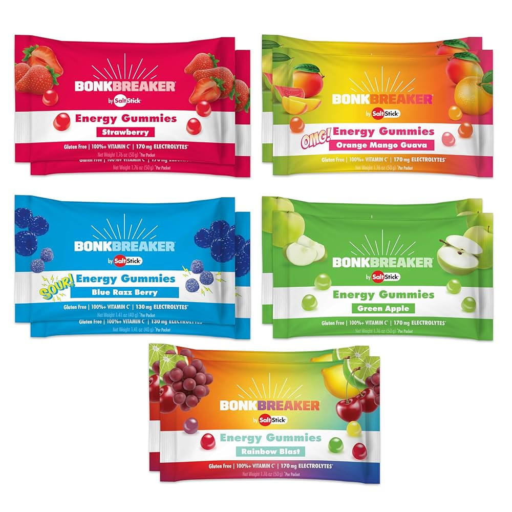 SaltStick Energy Gummies with Electrolytes, 10 Pack Variety Pack, Easy to Chew Electrolyte Gummy,... | Amazon (US)