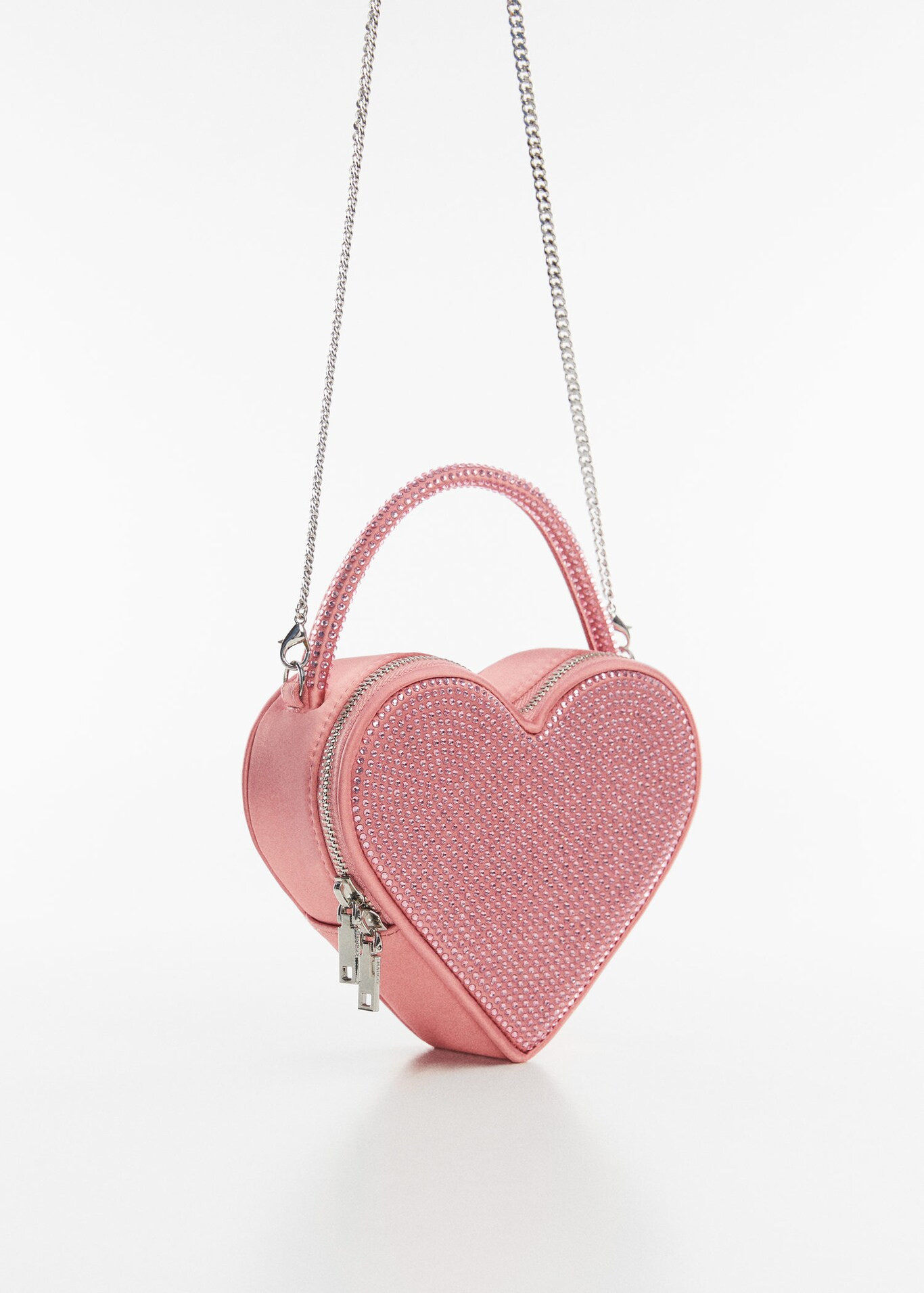 Crystal heart bag | Mango Canada