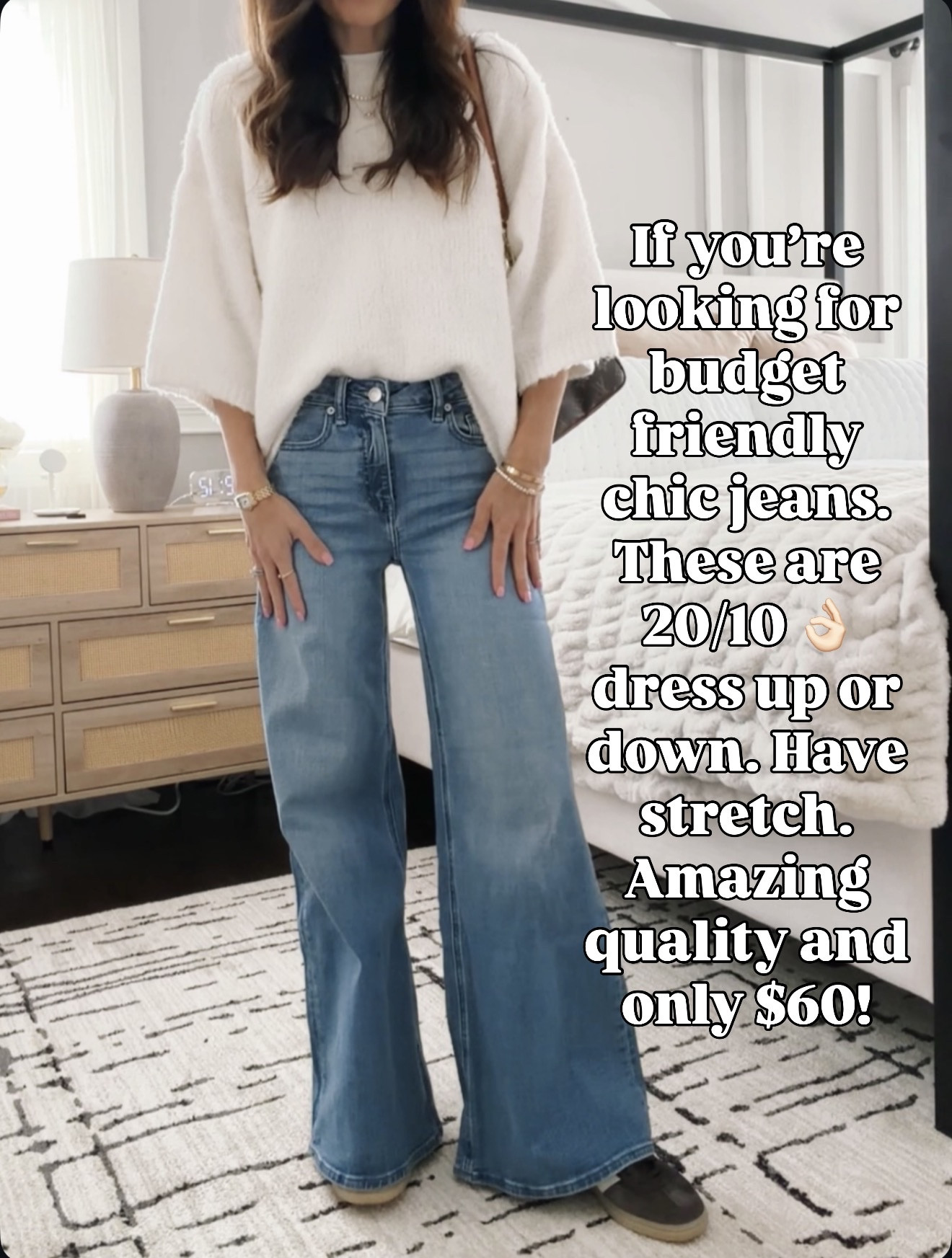 These are the jeans I keep reaching for — chic, stretchy, and only $60 🔗⬇️

#LTKmomlife #LTKOver40 #LTKSeasonal