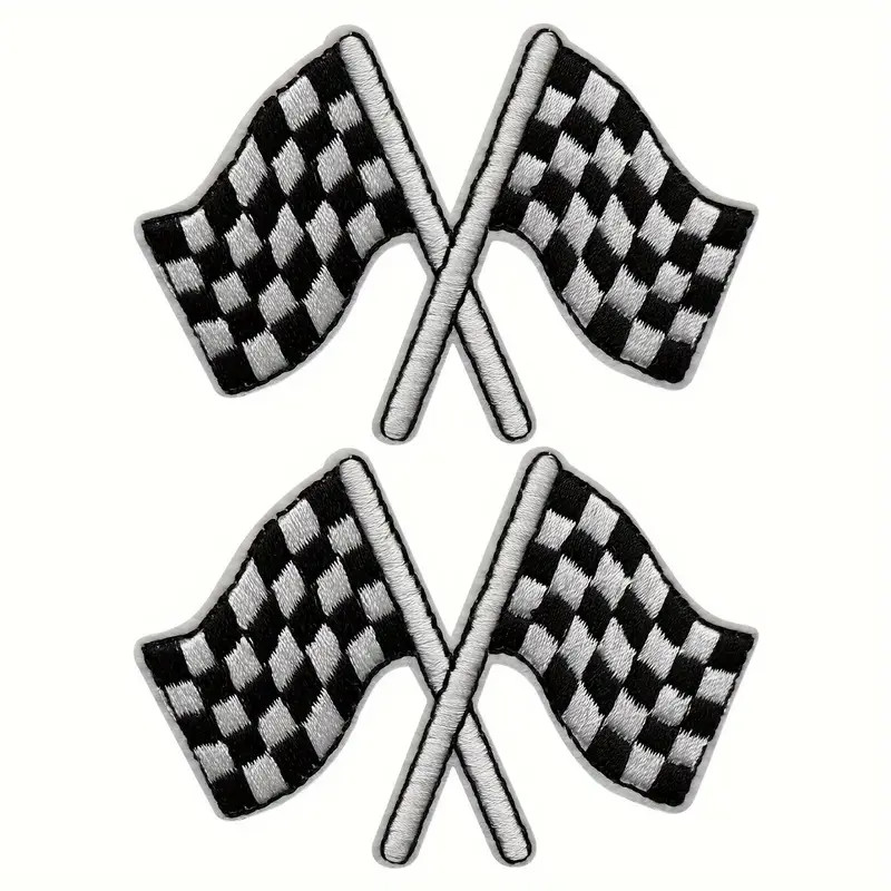 Creative Checkered Racing Flag Pattern Patcher Iron /sew - Temu | Temu Affiliate Program