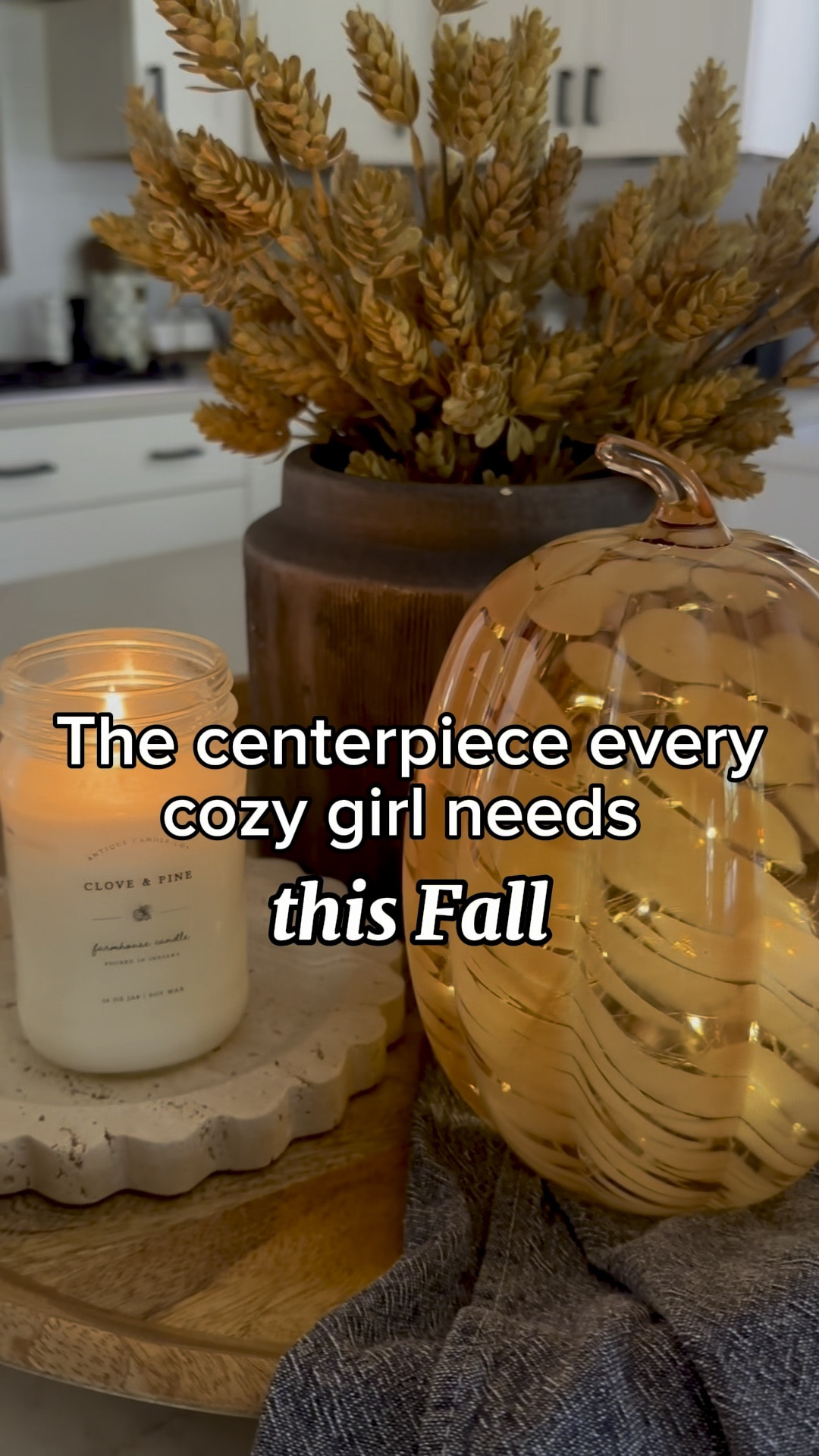 I can’t stop obsessing over these marble pumpkins and smell of this candle! Use my code GAVEITAGO20 for a discount on my candle (clove and pine scent)  

#LTKHome #LTKSeasonal #LTKVideo