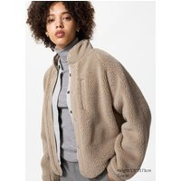 Uniqlo - Fleece Jacke (stehkragen) - Beige - L | UNIQLO (DE)