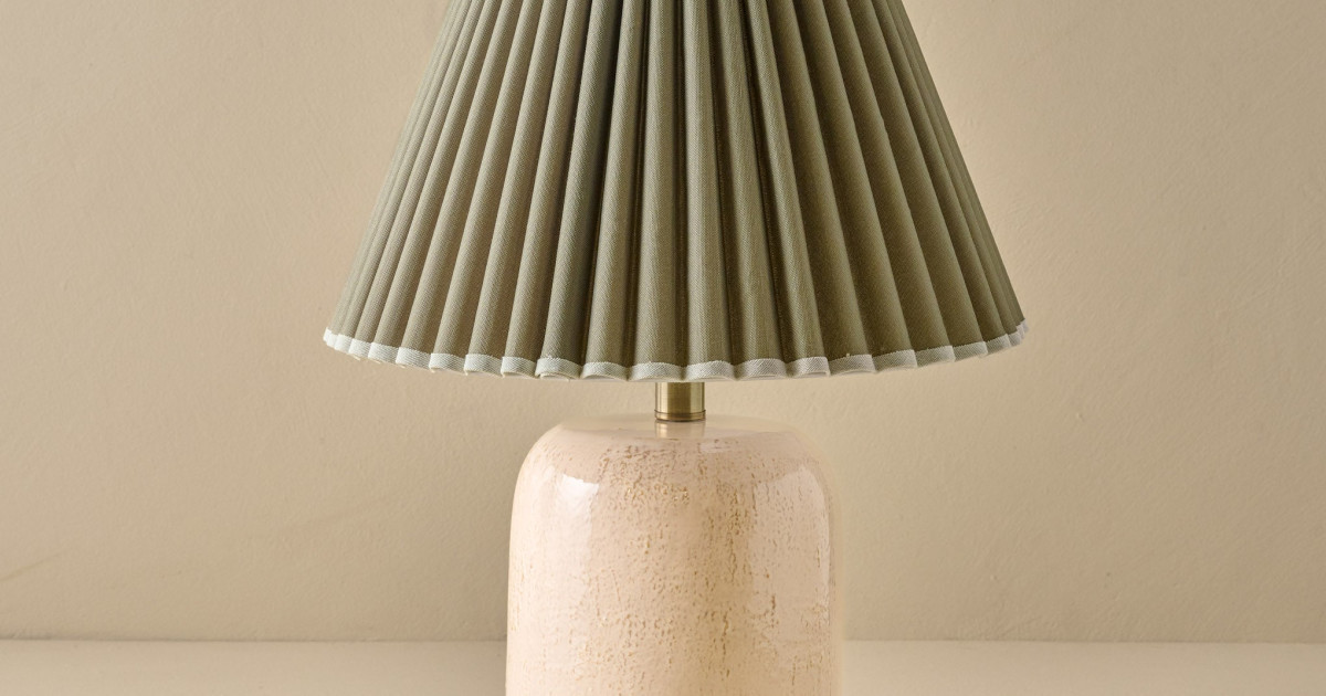 Farrah Table Lamp - Textured Cream | Magnolia