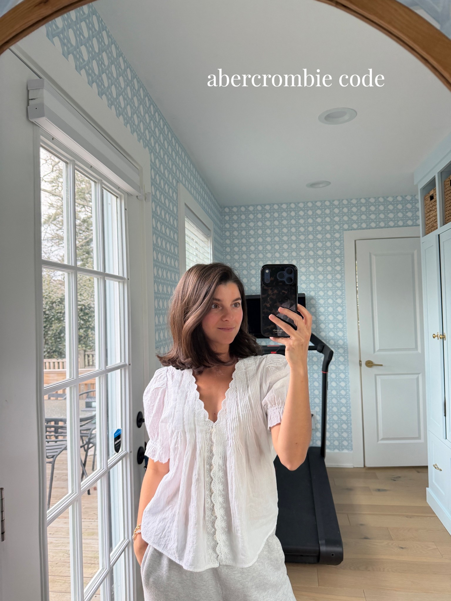 [3/25/26] code AFVIVIANE for 15% off current sale! 20-40% off everything from @abercrombie unfortunately he is top is no longer available in white, but they have red & black in stock. Love that it’s 100% cotton! wearing xs + linking other similar styles!

[Offer valid in stores and online 3/25/2026-3/30/2026 in US/CA. Excludes clearance and gift cards.  Online price reflects discount. Use code AFVIVIANE to get an additional 15% off everything in stores and online at checkout from 3/25/26-3/30/26 in US/CA. Excludes clearance and gift cards. See details online.]
