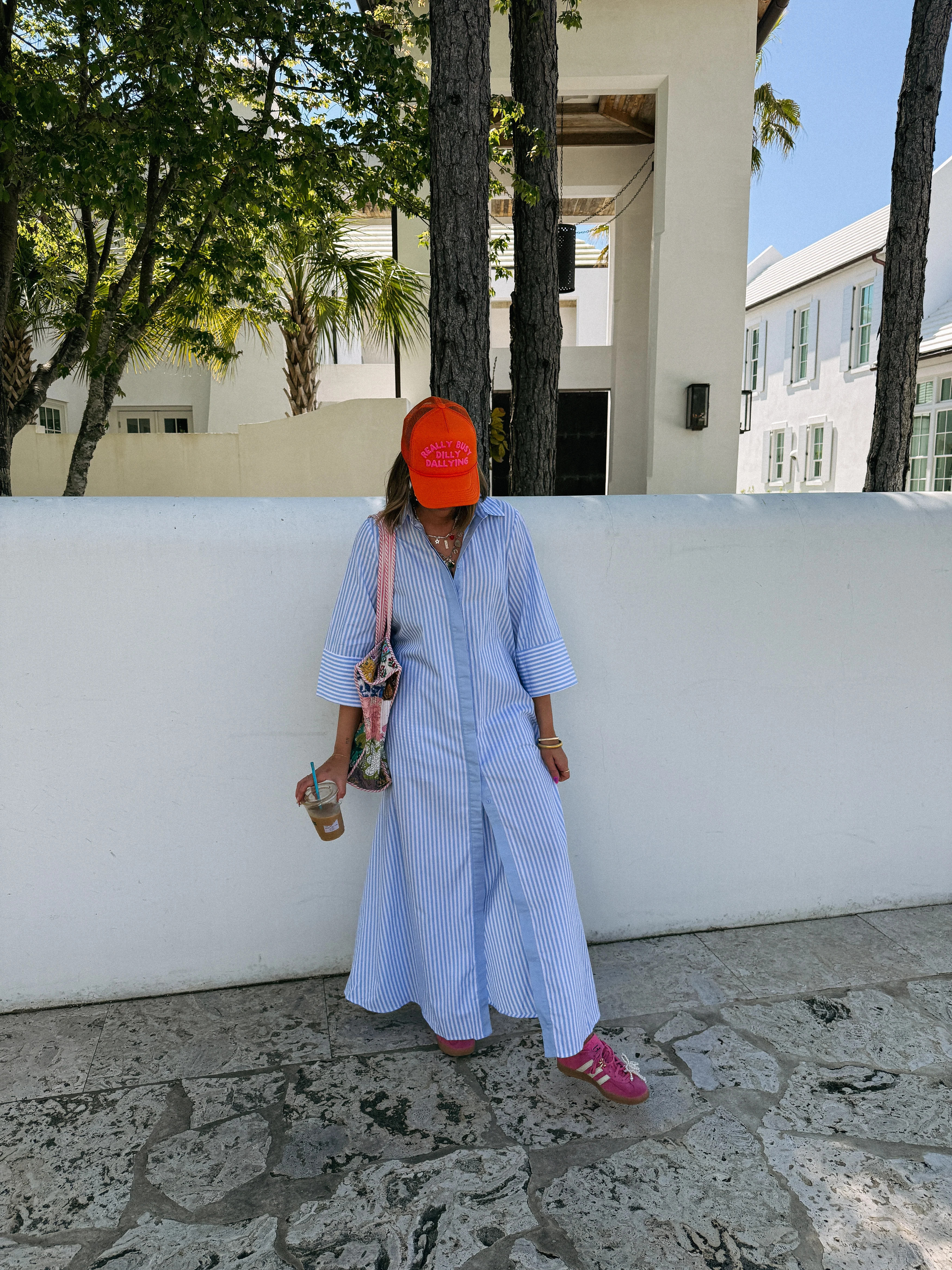 white lotus maxi dress - blue | Etta+East