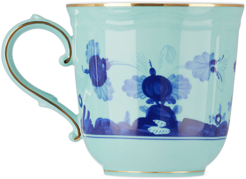 Ginori 1735 Blue Oriente Italiano Coffee Mug | SSENSE