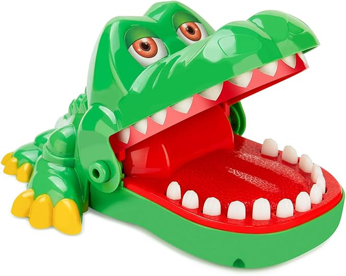 iShyan Crocodile Teeth Toys Game for Kids, Crocodile Biting Finger Dentist Games Funny Alligator ... | Amazon (US)
