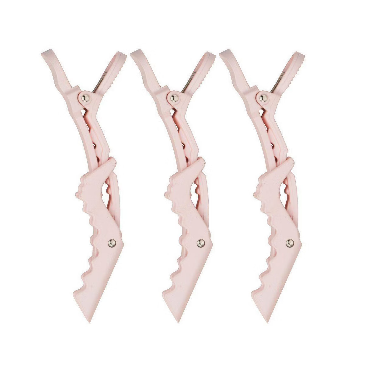 Kitsch No Slip Crocodile Clip 3pc - Blush | Target