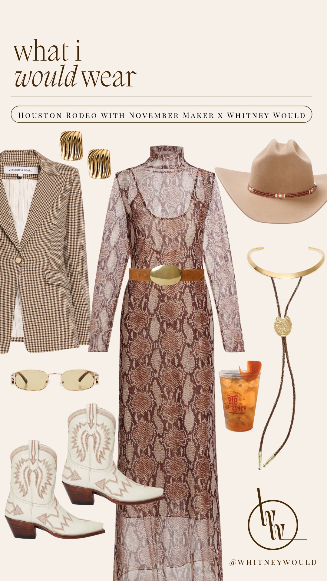 This styled look was thoughtfully curated around November Maker’s signature pieces for the Houston Rodeo. If you're interested in similar styling services, feel free to reach out via Instagram DM or at whitney@whitneywould.com 

#LTKStyleTip #LTKShoeCrush #LTKMostLoved