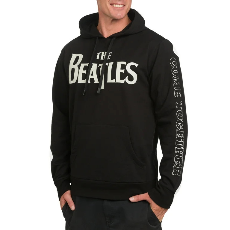 The Beatles Men's & Big Mens Come Together Graphic Hoodie Sweatshirt with Long Sleeves, Sizes S-3... | Walmart (US)