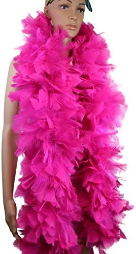 Flydreamfeathers150 Gram Turkey Flat Large Feather Boa, Good for Party， Dress Up， Halloween Costume， | Amazon (US)