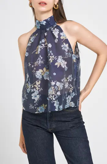 Emilia Sleeveless Print Top | Nordstrom