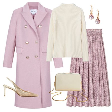 Craving some color on this mid-winter day! Obsessed with this winter-to-spring outfit inspo 💜 Don’t miss this lilac coat for under $200! 

#ootd #tssedited #transitional #lavender #toryburch #spring #church #baptism

#LTKstyletip #LTKSeasonal