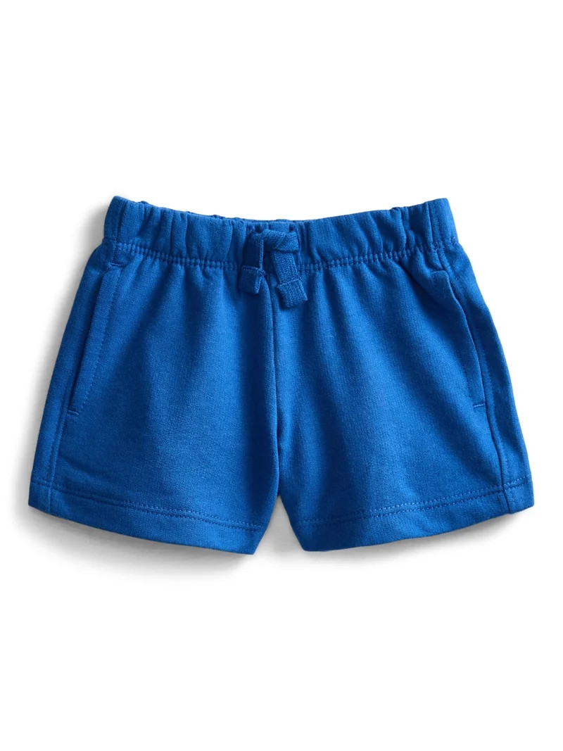 Wonder Nation Baby Boy French Terry Drawstring Shorts, Sizes 0-24 Months | Walmart (US)