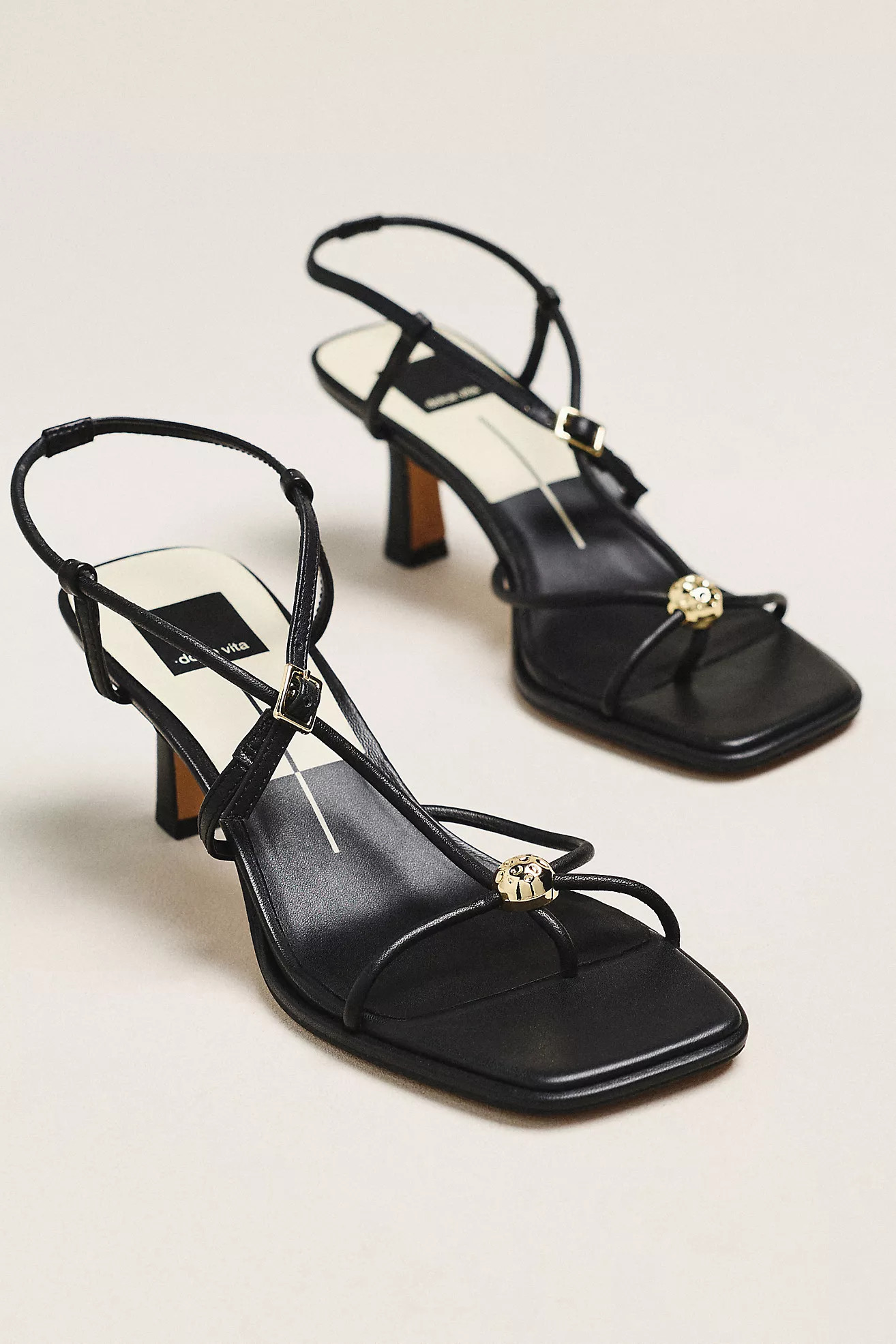 Dolce Vita Mylee Strappy Kitten Heels | Anthropologie (US)