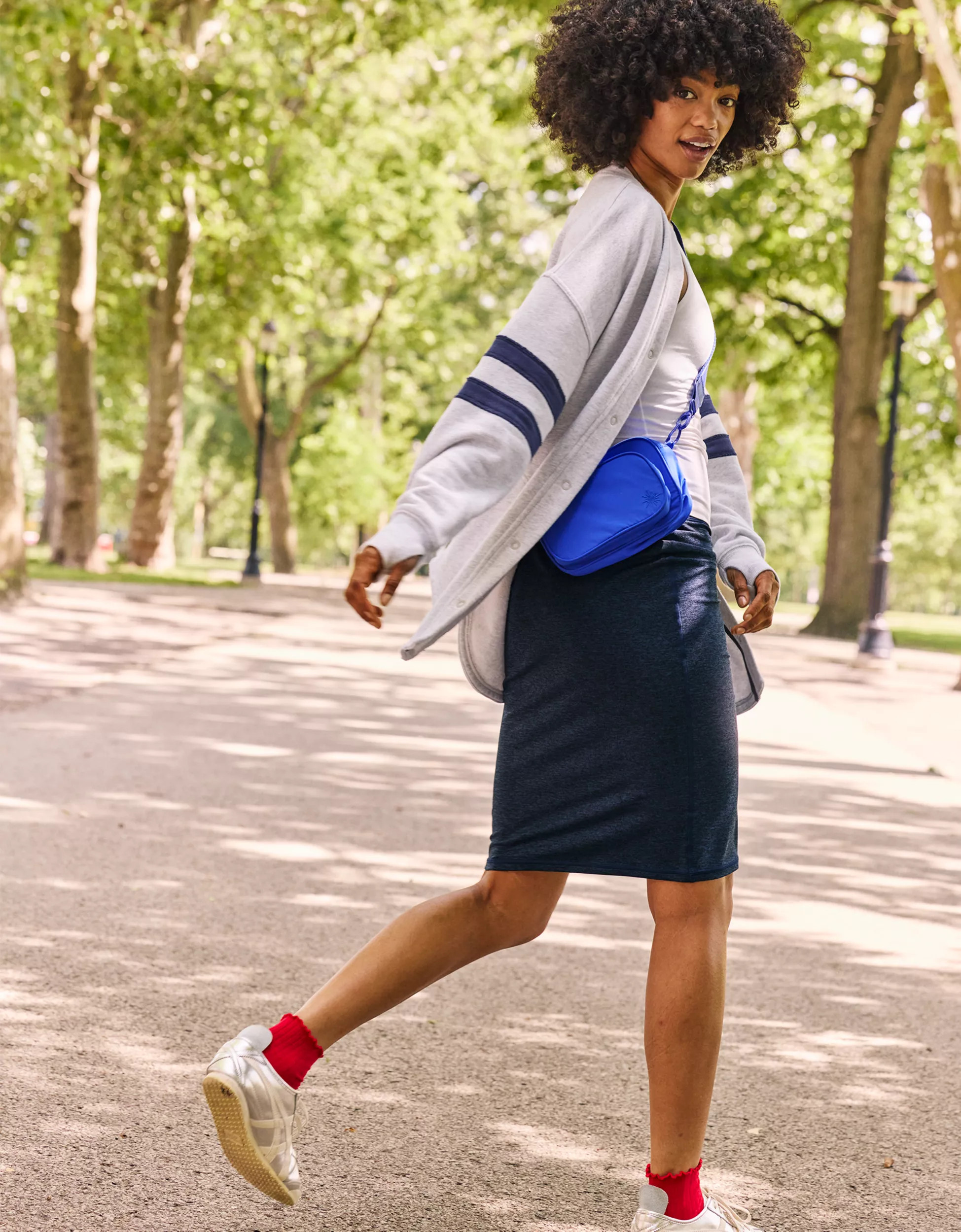 OFFLINE By Aerie The Hugger Midi Skirt | American Eagle Outfitters (US & CA)