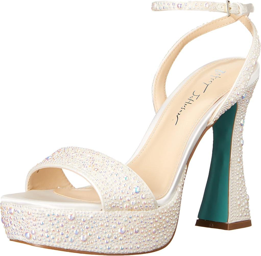 Betsey Johnson Women's Sb-Beth Heeled Sandal | Amazon (US)