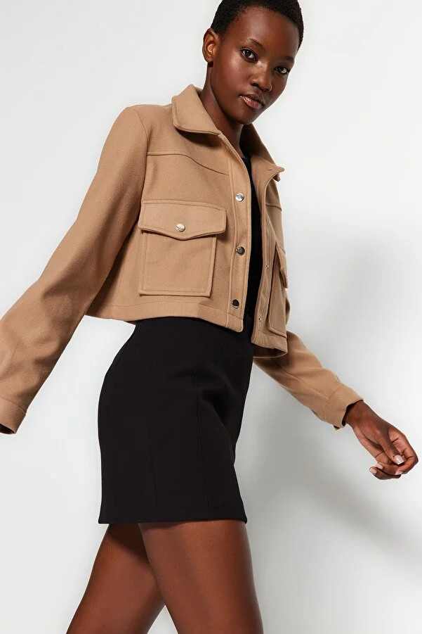 Trendyol Collection Winterjacke - Braun - Basic Fast ausverkauft | Trendyol DE