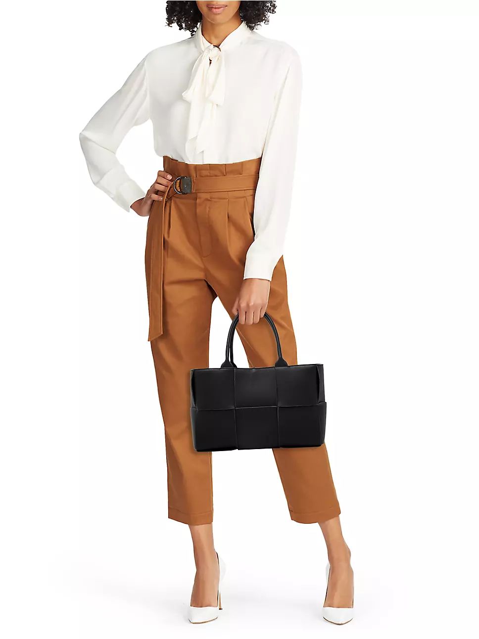 Small Arco Leather Tote | Saks Fifth Avenue