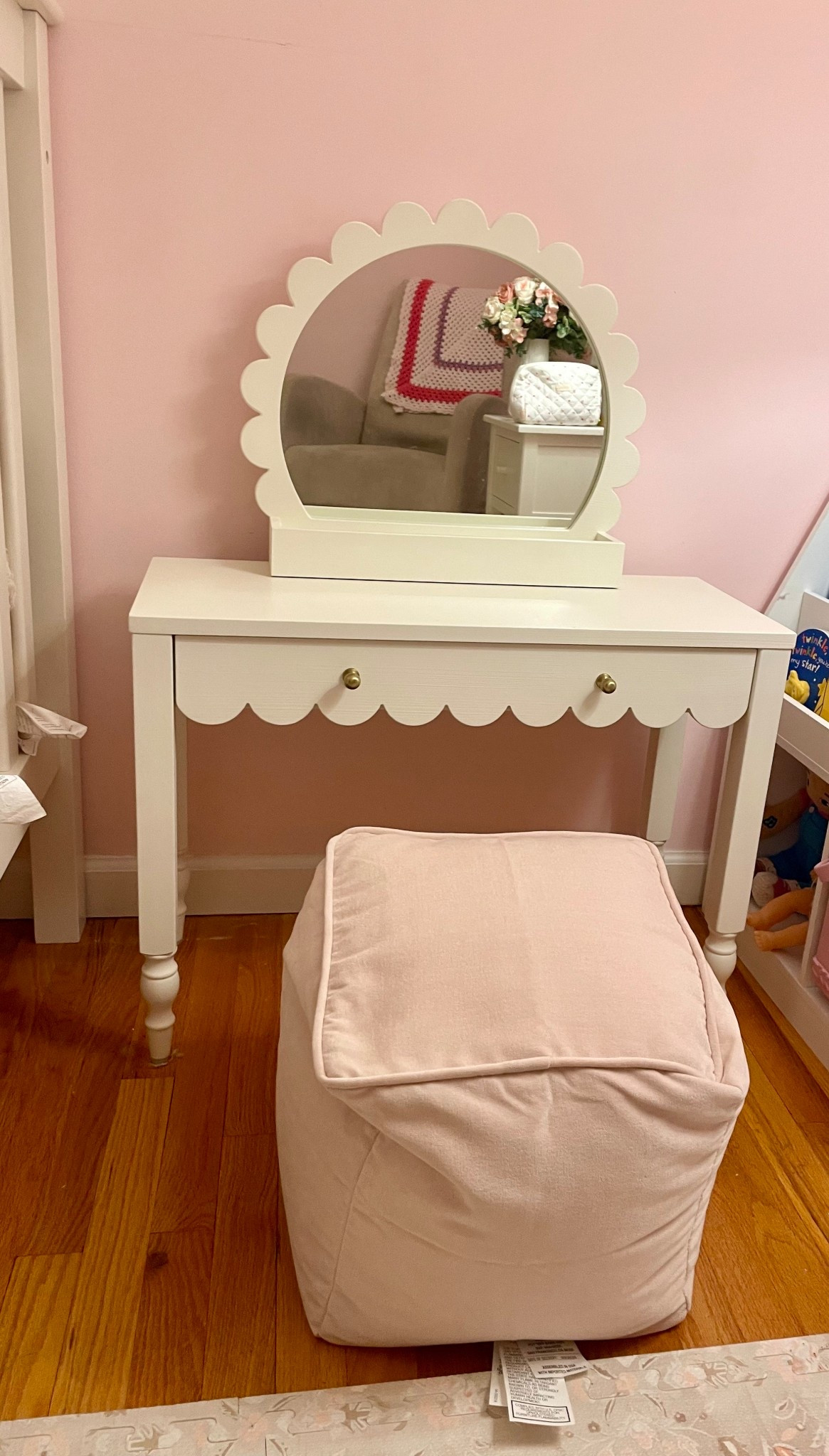 Toddler girl vanity, bean bag chair and makeup 💄 

#LTKKids #LTKGiftGuide