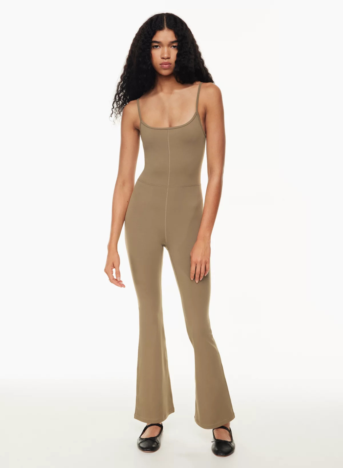 DIVINITY KICK FLARE JUMPSUIT | Aritzia