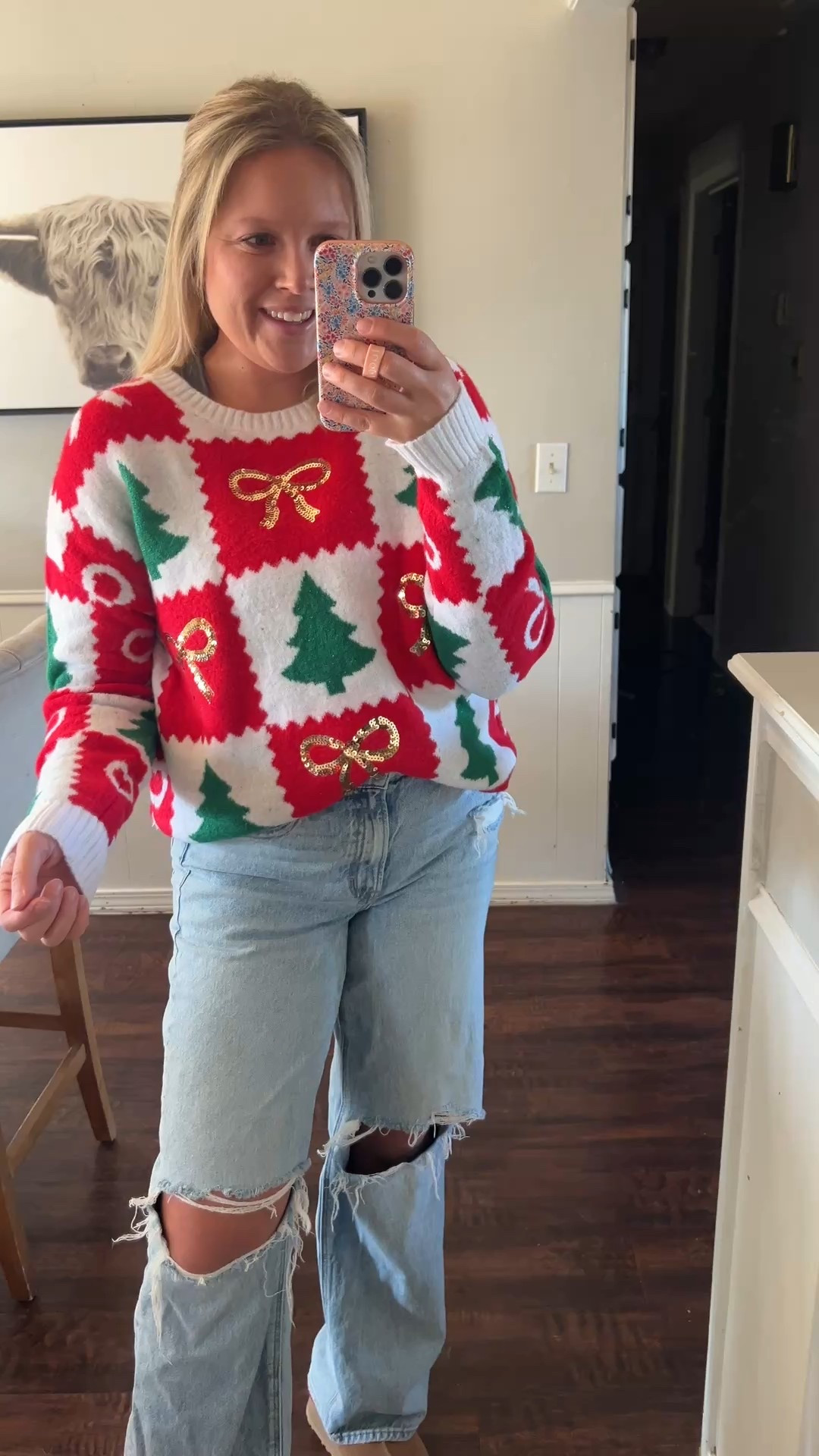 Christmas outfit Christmas party outfit Christmas sweater 

#LTKHoliday #LTKootd #LTKBeauty