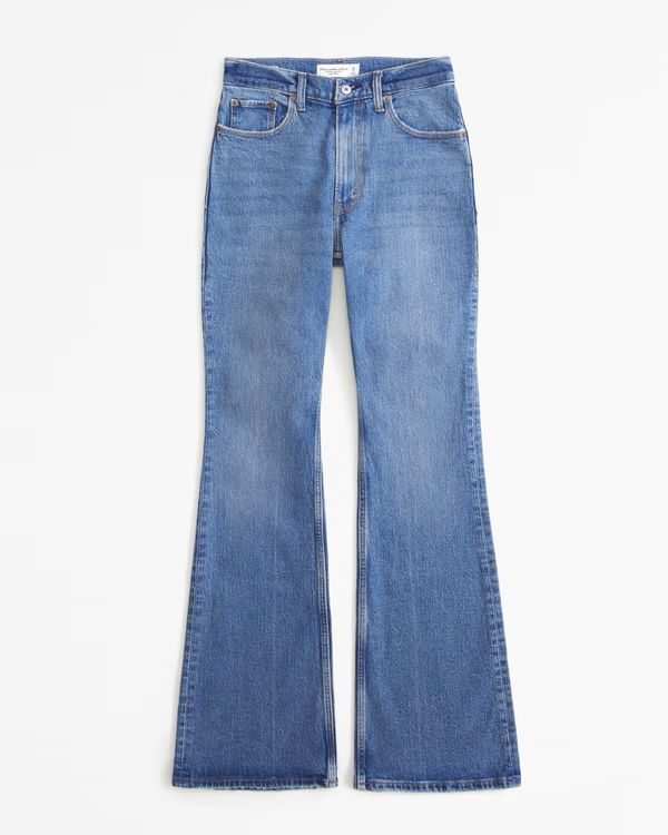 Women's High Rise Vintage Flare Jean | Women's | Abercrombie.com | Abercrombie & Fitch (US)