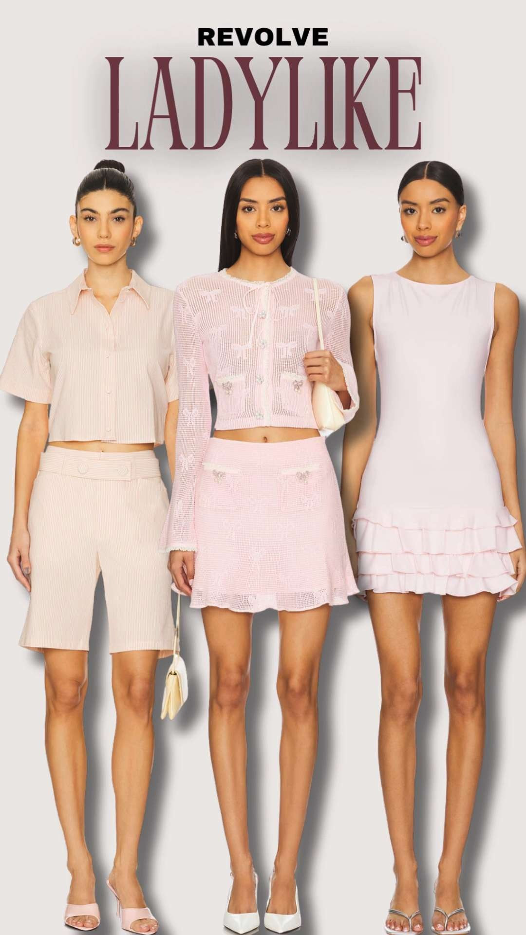 Channeling timeless elegance with the Ladylike Collection from @revolve ✨ Classic silhouettes, soft tones, and chic details made for spring days and beyond. #RevolveLadylike #SpringStyle #EffortlessChic #FeminineFashion #TimelessStyle #RevolveFinds #ChicWardrobe #EverydayElegance #SpringOutfits #ClassyStyle 

 #LTKSeasonal #LTKStyleTip #LTKWedding