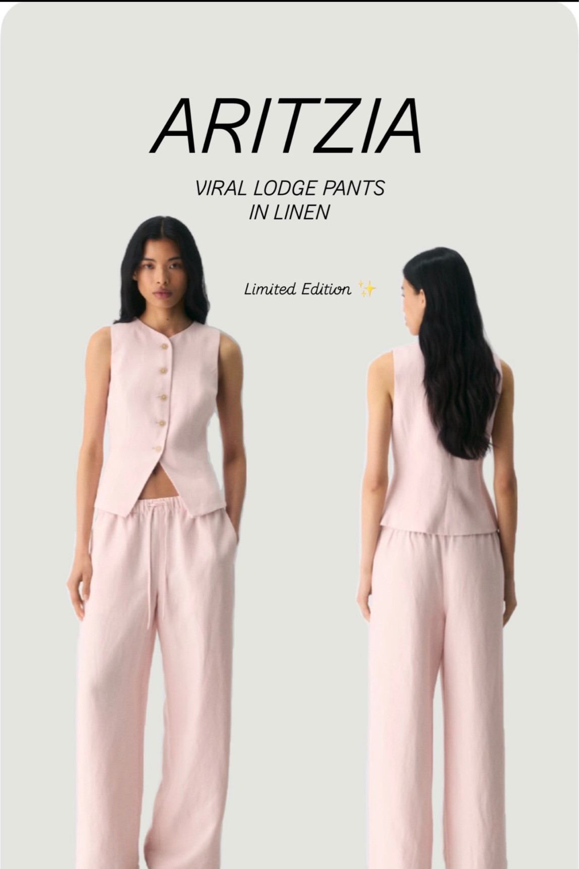 New colors & patterns just dropped in the viral Lodge Pants ✨ These linen cruise-line styles are SO good for summer. I’m officially obsessed 
#Aritzia favorites #LTKgrwm #LTKootd

#LTKstyletip #LTKsummer