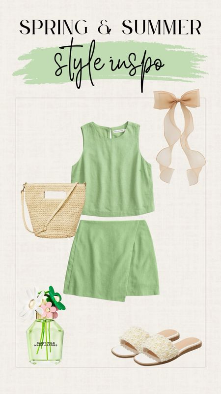 Summer outfit ideas. A matching set. Spring outfit. Vacation outfit. Date night outfit. Green matching set.

#LTKGiftGuide #LTKSaleAlert #LTKSeasonal