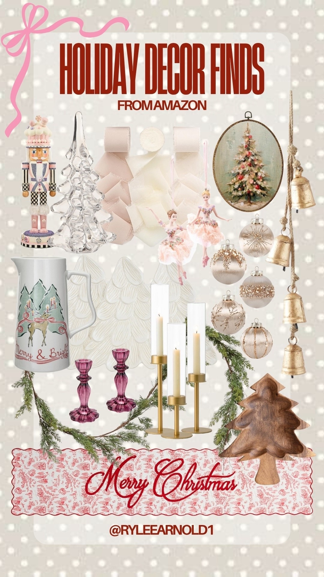 Holiday decor finds from Amazon 🩷🌲

#LTKHoliday #LTKHome #LTKSeasonal