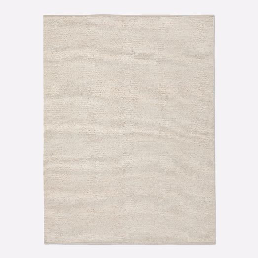 Mini Pebble Wool Jute Rug | West Elm (US)