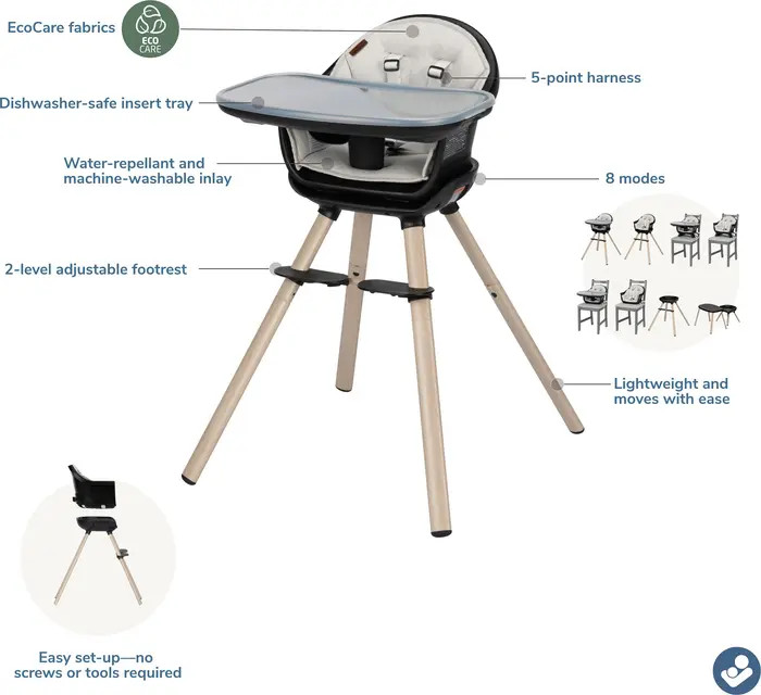 Moa 8-in-1 Adjustable Highchair | Nordstrom