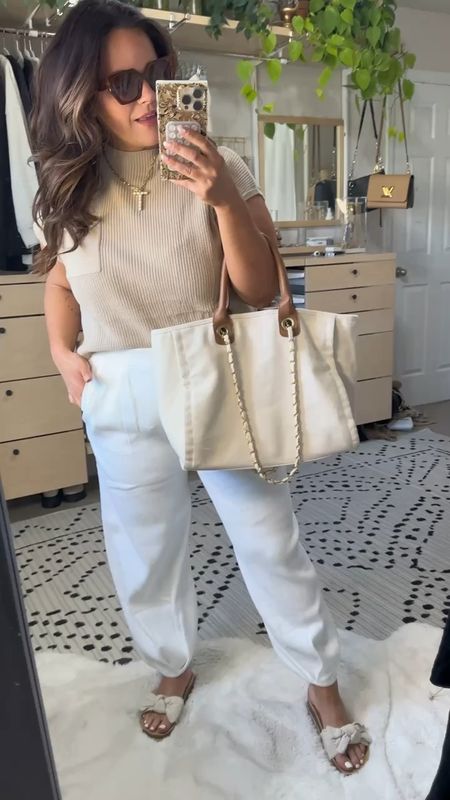 Midsize amazon fashion summer lounge outfit xl 
My canvas tote bag- a fave for 2 years now
Amazon necklace, earrings and sunnies 

#LTKsalealert #LTKxPrimeDay #LTKcurves