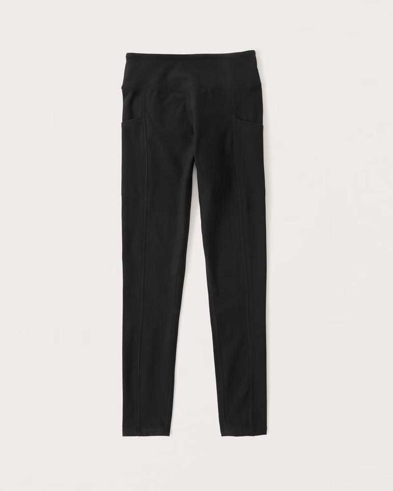 Women's Contour 7/8-Length Pocket Leggings | Women's Bottoms | Abercrombie.com | Abercrombie & Fitch (US)