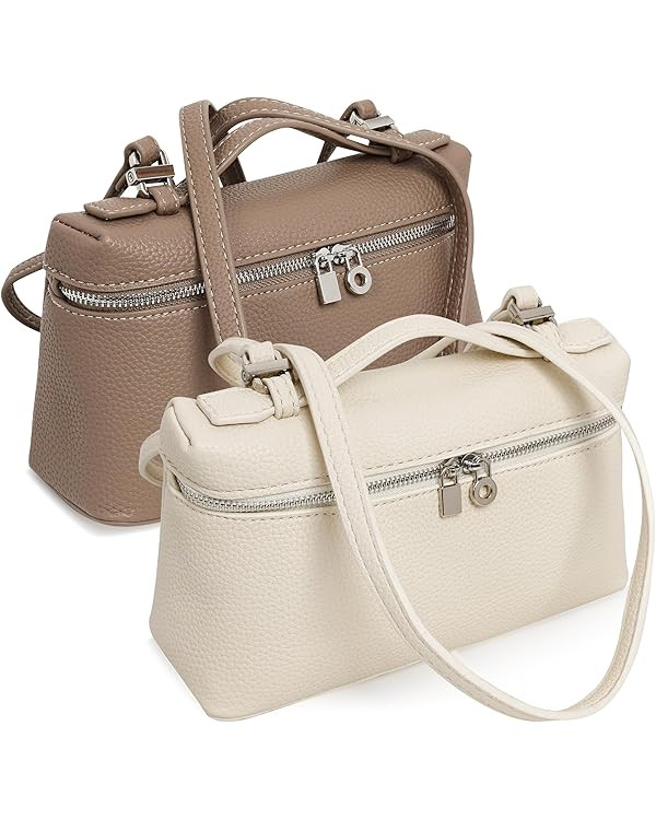 Crossbody Bags for Women,Small Top-Handle Pouch Purse Designer,Chic Handbags Shoulder Bag with De... | Amazon (US)