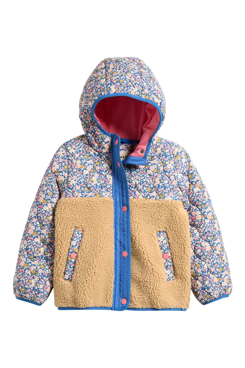 Kids' Janie Mix Media Sherpa Jacket (Women) | Nordstrom | Nordstrom