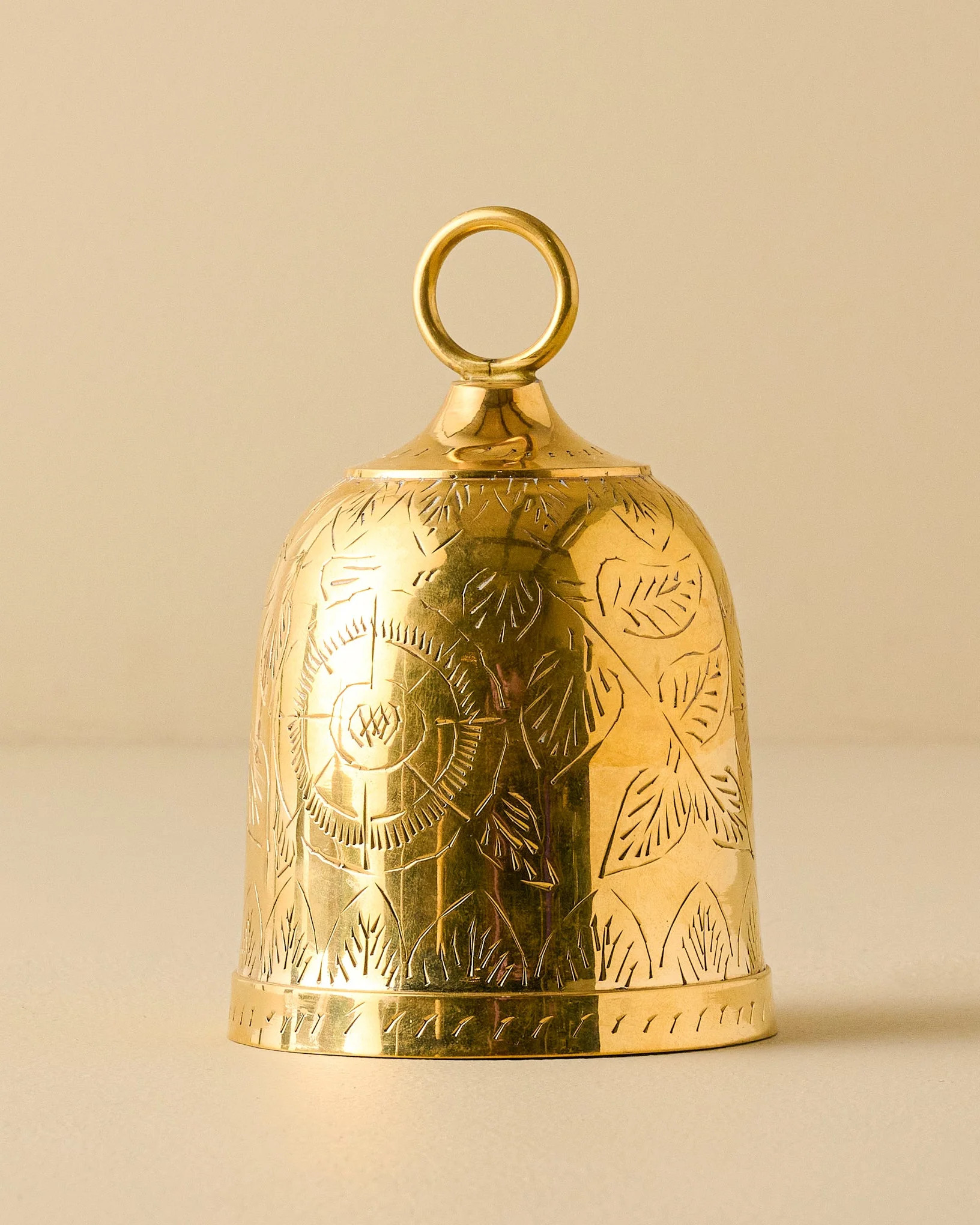 Gigi Etched Brass Bell | Magnolia